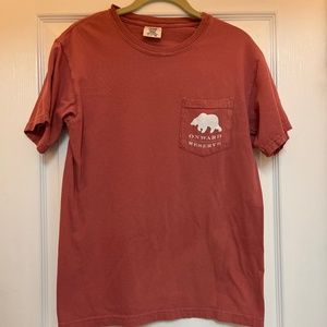 Onward reserve t shirt red fish